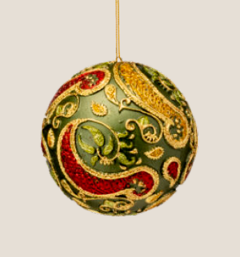 DECORAȚIUNI CRĂCIUN JASPER - Glob Craciun Green