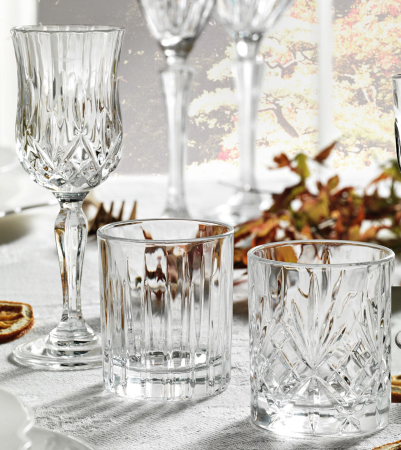 Gold & gold set 6 pahare sampanie cristal [1]