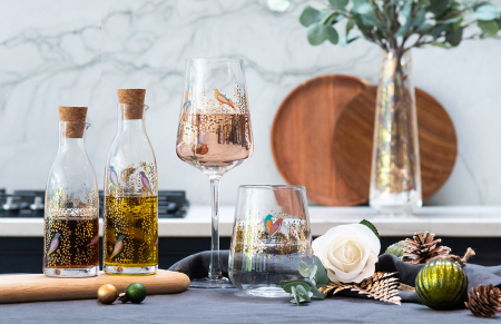 Gold Leaf set 2 pahare vin [1]