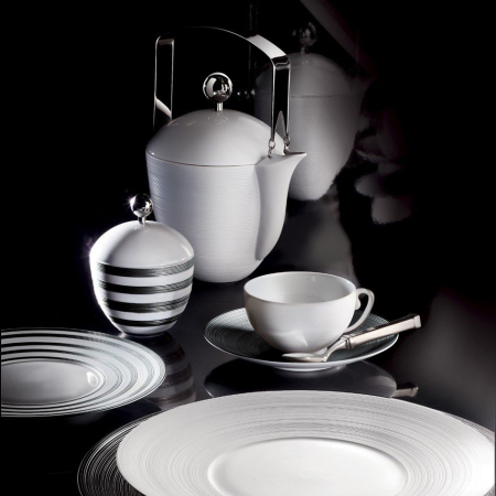 Hemisphere Satine White farfurie prezentare [4]
