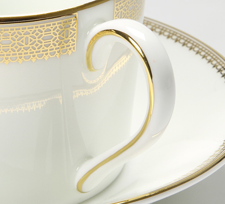 Lace Gold Vera Wang ceasca cu farfurie espresso [5]