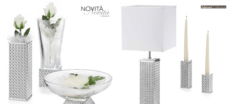 Lampa argintata H63 cm Adamant [2]