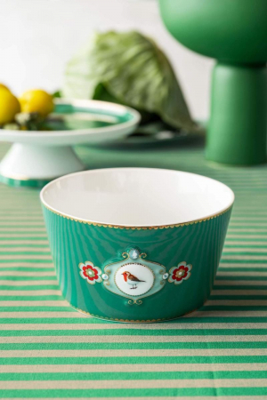 LOVE BIRDS - Love Birds Green bol 15 cm
