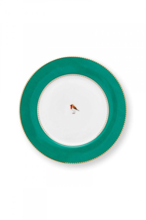 LOVE BIRDS - Love Birds Verde farfurie 21 cm