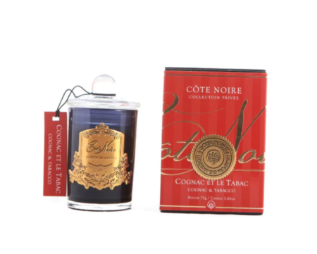 VALENTINE'S DAY - Lumanare parfumata mica CognacTabacco Gold