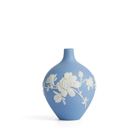 CORPORATE - Magnolia Blossom vaza mica portelan jasper blue