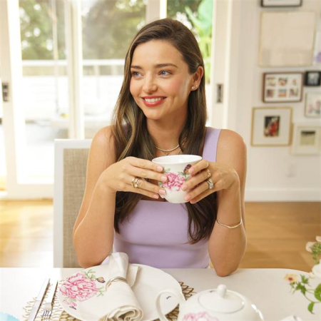 Miranda Kerr nou set 4 cesti cu farfurii ceai [4]