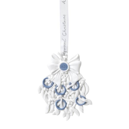 PORTELAN&GT;BRANDURI&GT;WEDGWOOD - Ornament Craciun W "Christmas Five Gold Rings" coronita