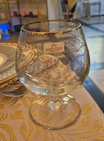 CRISTAL - Pahar cognac Bourgogne Platinum