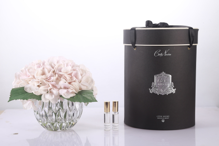SUB 1000 - Parfumant camera Hydrangea Blush cu aranjament floral si 2 rezerve parfum