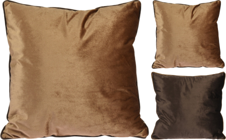 TEXTILE - Perna45x45cm Velvet Maro/Bej