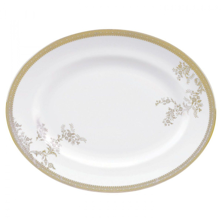 PLATOURI - Platou oval Lace Gold 35 cm