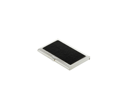 ACCESORII PENTRU BIROU - Port card argintat negru