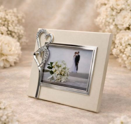 Rama foto argintata 2 inimi cuplu [2]