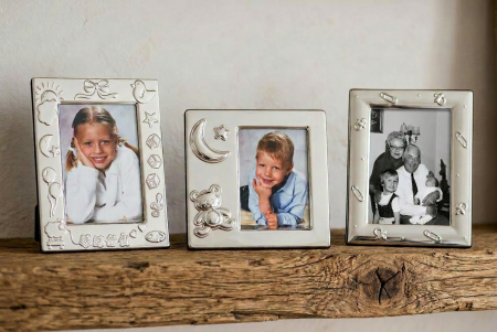 Rama foto argintata copii suzeta 9x13 cm [1]