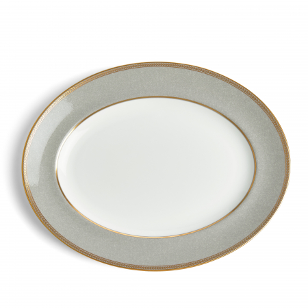 PLATOURI - Renaissance Grey platou oval 35cm