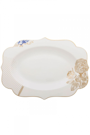 PLATOURI - Royal White platou 40x28.5cm