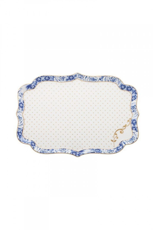 PLATOURI - Royal White platou dereptunghiular 26x18cm