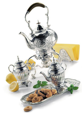 ACCESORII PENTRU MASĂ - Samovar argintat Chinelli
