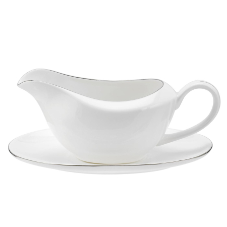 SERENDIPITY PLATINUM - Serendipity Platinum sosiera cu farfurie suport