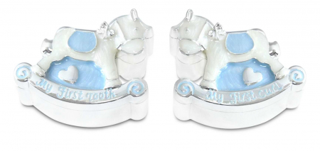 COPII - Set 2 cutiute suvita si dintisor caluti albastru