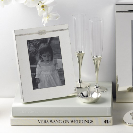 Infinity Vera Wang set 2 pahare sampanie argintate [4]