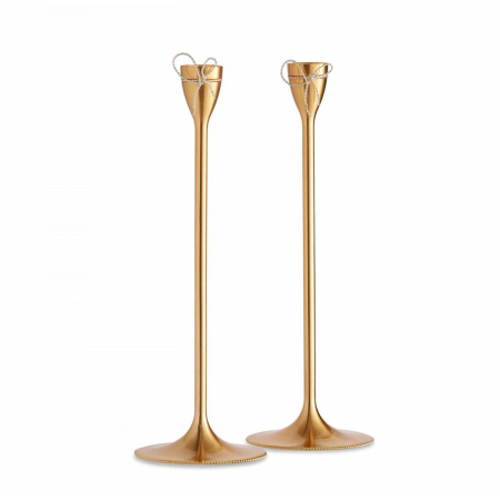 SFESNICE SI SUPORTURI LUMANARI - Set 2 sfesnice Love Knots Gold