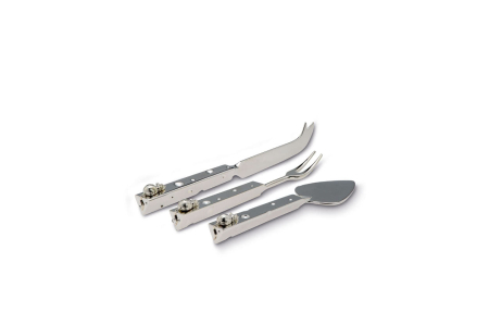 TACAMURI - Set 3 tacamuri argintate pentru branzeturi