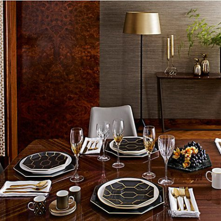 Set 4 cesti cu farfurii espresso asortate ARRIS [1]