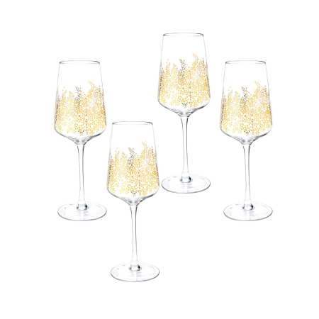 Set 4 pahare vin colectia Gold Leaf [2]