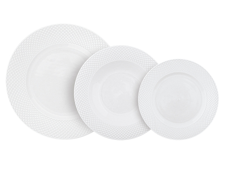 Set 6 farfurii supa din portelan alb, colectia Neroli [1]