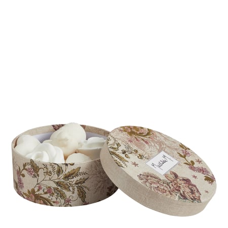 OCAZII - Set cadou cu 7 sapunuri florale pentru invitati- Rose