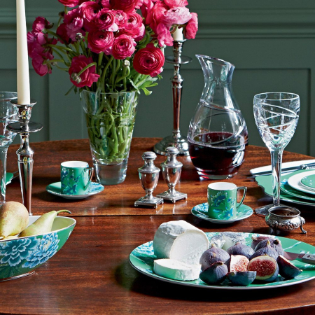 CHINOISERIE GREEN - Set masa din portelan bone china Wedgwood colectia Chinoiserie Green – pentru 6 persoane
