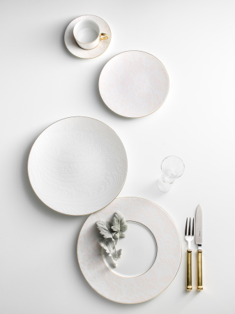 SET CEAI &AMP; DESERT - Set ceai din portelan de Limoges colectia Idiennes – pentru 6 persoane