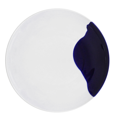 Set ceai din portelan de Limoges colectia Blue Mykonos - JAUNE DE CHROME – pentru 6 persoane [2]