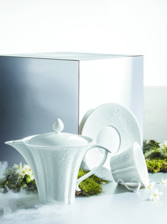 SWAN - Set ceai din portelan de Limoges colectia Swan – pentru 6 persoane