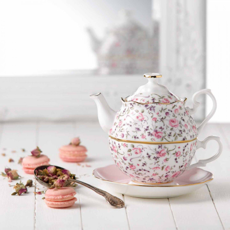 Set ceai Tea for One (ceasca + ceainic) Confetti [2]
