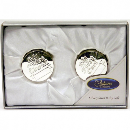 COPII - Set cutiute argintate pentru prima suvita si primul dintisor