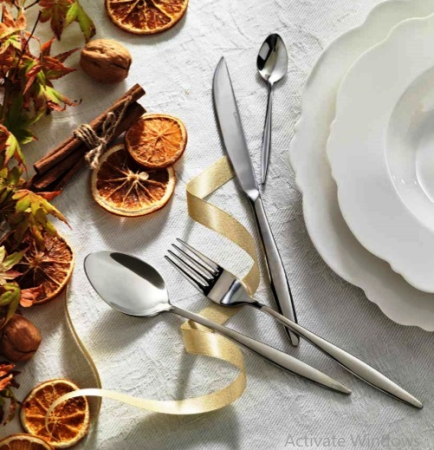 Set masa 6 persoane/18 piese portelan colectia Meringa [1]