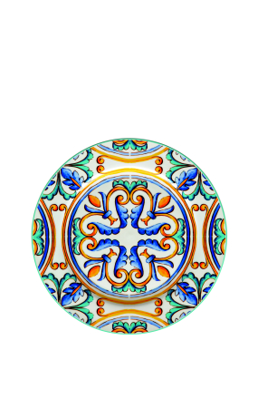 Set masa 6 persoane/18 piese portelan Medicea( 6 farfurii desert, 6 farfurii supa, 6 farfurii fel principal) [15]