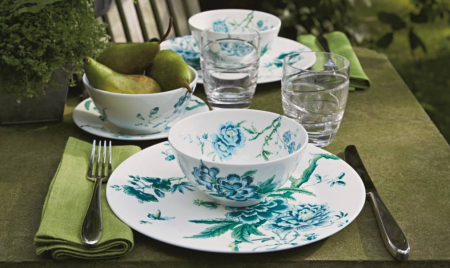 COLECȚII - Set masa din portelan bone china Wedgwood colectia Chinoiserie White – pentru 6 persoane