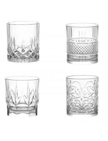 CORPORATE - Spirits set 4 pahare asortate cristal whisky