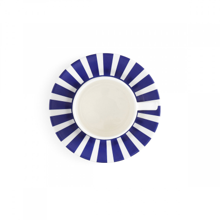 Steccato Blue cu dungi ceasca si farfurie espresso [4]