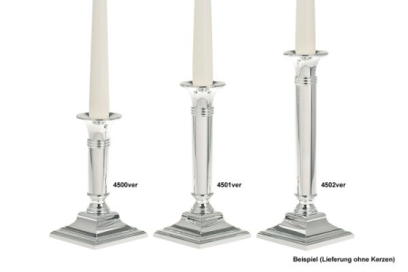 Suport lumanare argintat 15cm [1]