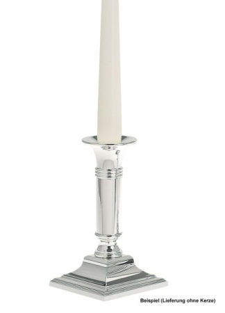 CADOURI - Suport lumanare argintat 15cm