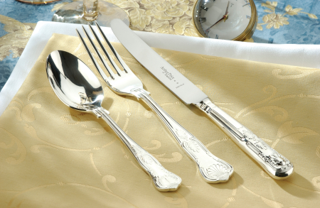 ARTHUR PRICE OF ENGLAND - Kings set tacamuri argintate set 44 piese pentru 6 persoane