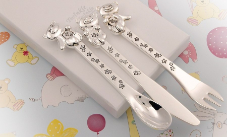 OBIECTE DECORATIVE - Twinkle set 3 tacamuri argintate