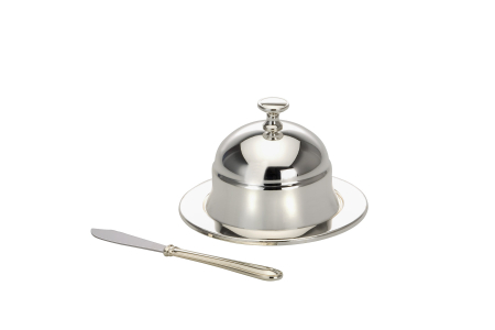 ACCESORII PENTRU MASĂ - Untiera argintata rotunda