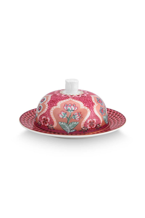 ACCESORII PENTRU MASĂ - Untiera cu capac FestivalFlowerRed