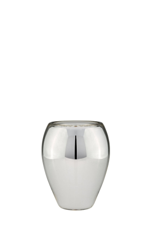 Vaza sticla argintata colectia Oval H 25 cm [1]